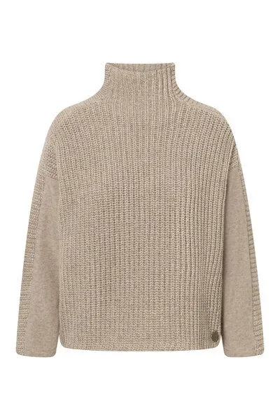 Stapf Damen Pullover Nikolina, Latte macchiato, – Produktbild 1 von 3