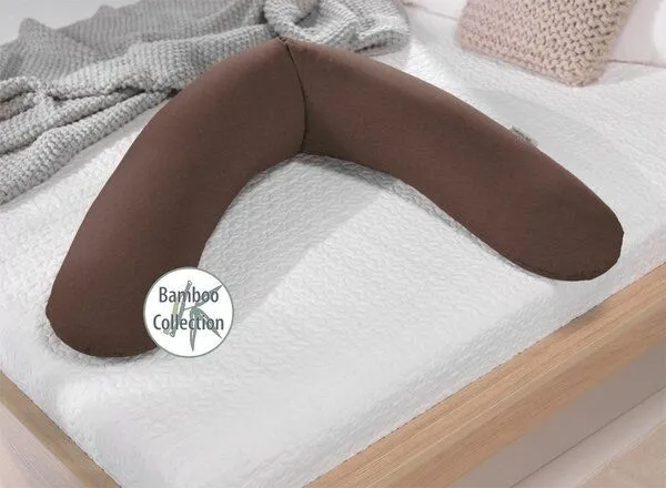 Theraline Das Original Theraline inkl. Bezug Dessin Bamboo Collection Bio-Baumwolle+Bambus, Melange kastanie, – Produktbild 4 von 4
