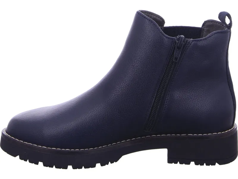 Jana Jana Chelseaboots 100% vegan, Blau, – Produktbild 3 von 5