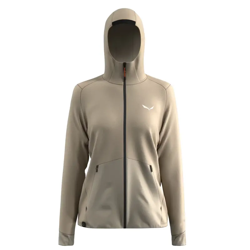 Salewa Kapuzenjacke für Damen Salewa Puez Merino, Beige, – Produktbild 1 von 1