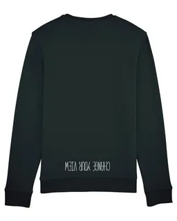 Human Family Human Family Bio Unisex Rundhals-Sweatshirt - "Change your view" – Produktbild 1 von 1
