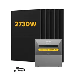 Anker Anker SOLIX Solarbank 3 E2700 Pro Solaranlage, mit 6 x 455W Bifazialen Solarmodulen, by Powerness - 5.4kWh / ohne Zubehör / Selbstabholung – Produktbild 1 von 1