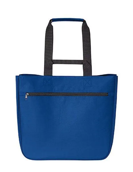 Halfar Halfar Shopper SOFTBASKET aus recyceltem Polyester 40 x 37 x 20 cm mit herausnehmbaren festem Boden, Royal, – Produktbild 2 von 4