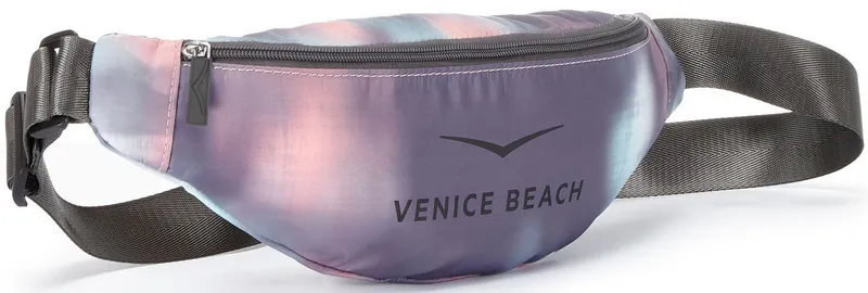 VENICE BEACH VENICE BEACH Bauchtasche Umhängetasche, Crossbody Bag, Gürteltasche, Brusttasche, Hüfttasche, Handtasche Damen zum Umhängen aus weichem Material VEGAN, Blau|grau, – Produktbild 2 von 4