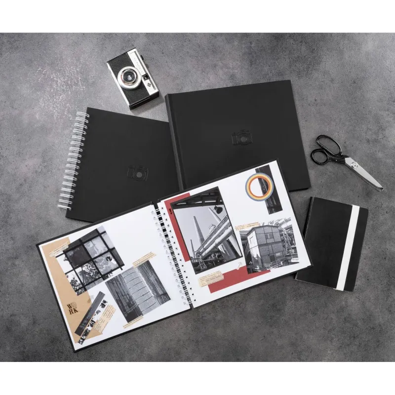 Hama Hama Buch-Album "Signs", 28x24 cm, 50 weiße Seiten, Schwarz – Produktbild 4 von 4