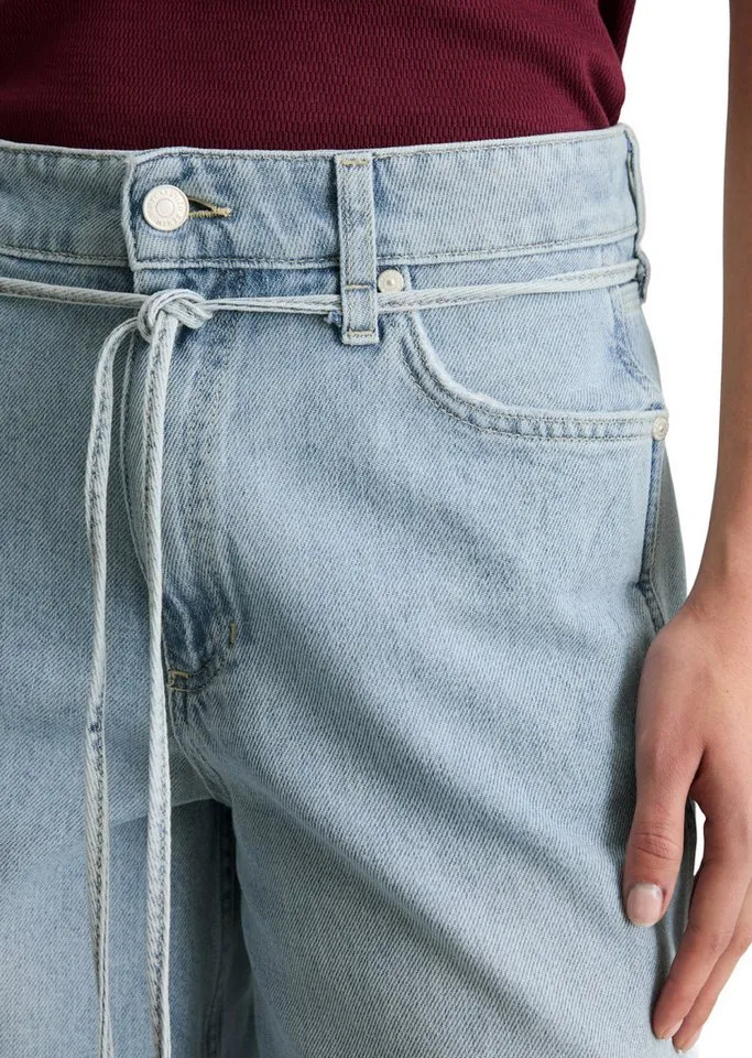Marc O'Polo DENIM Shorts aus reiner Baumwolle, Blau, – Produktbild 4 von 5