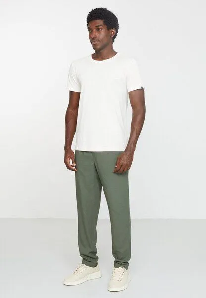 recolution Herren Hose aus Leinen und LENZING ECOVERO Viskose Mix - TANGELO - recolution, Khaki (grün), – Produktbild 2 von 4