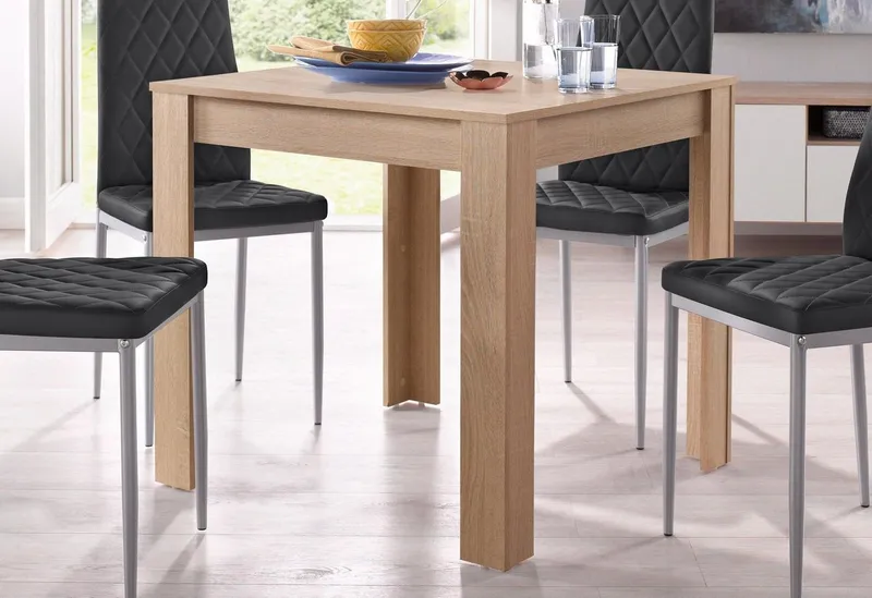 OTTO home Esstisch Meigh (OTTO-Choices), Breite 80 cm, in verschiedenen Farbvarianten erhältlich, Braun, – Produktbild 2 von 5