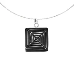 pakilia pakilia Silber Kette Labyrinth Fair-Trade und handmade – Produktbild 1 von 1