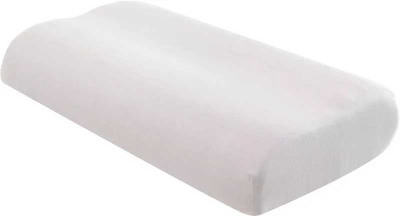 OTTO home Kissenbezüge Olive Nackenstützkissen, flexible Kissenbezüge, Kissenhöhe 8 cm, (2 Stück), mit Gummizug, Weiß, – Produktbild 2 von 5