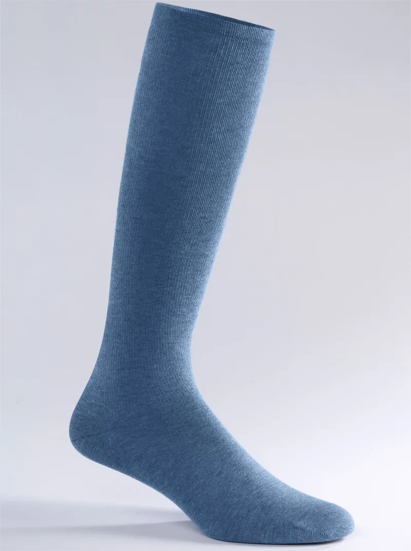 wäschepur Kompressionskniestrumpf, Blau, – Produktbild 1 von 1