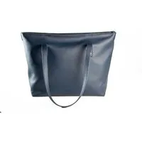 GREVIRO GREVIRO Totebag "XL" aus Kaktusleder (vegan), Blau genarbt, – Produktbild 1 von 1