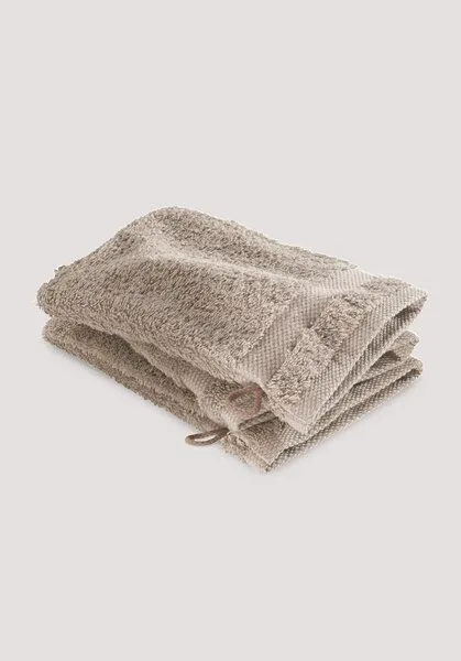 hessnatur hessnatur Waschhandschuh im 3er-Pack aus reiner Bio-Baumwolle, Kaschmir, – Produktbild 1 von 3