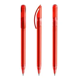 prodir prodir® Drehkugelschreiber DS3 TTT Twist, blaue Mine, rot – Produktbild 1 von 1