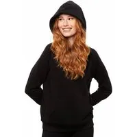 FellHerz FellHerz Damen Hoodie Kapuzenpullover Bio & Fair & Vegan & Nachhaltig, Schwarz, – Produktbild 1 von 3