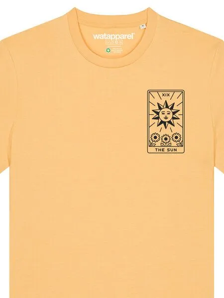 watapparel watapparel T-Shirt Unisex Tarot The Sun, Nispero, – Produktbild 3 von 3