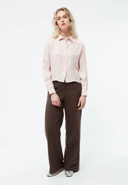 Givn Berlin Givn Berlin Kurze Bluse GBSAVANNAH aus TENCEL, Powder pink (tencel), – Produktbild 2 von 4