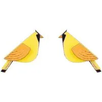 BeWooden BeWooden Holzohrringe Sunny Cutebird – handgefertigte Ohrringe mit sonnigem Vogelmotiv – Produktbild 1 von 1