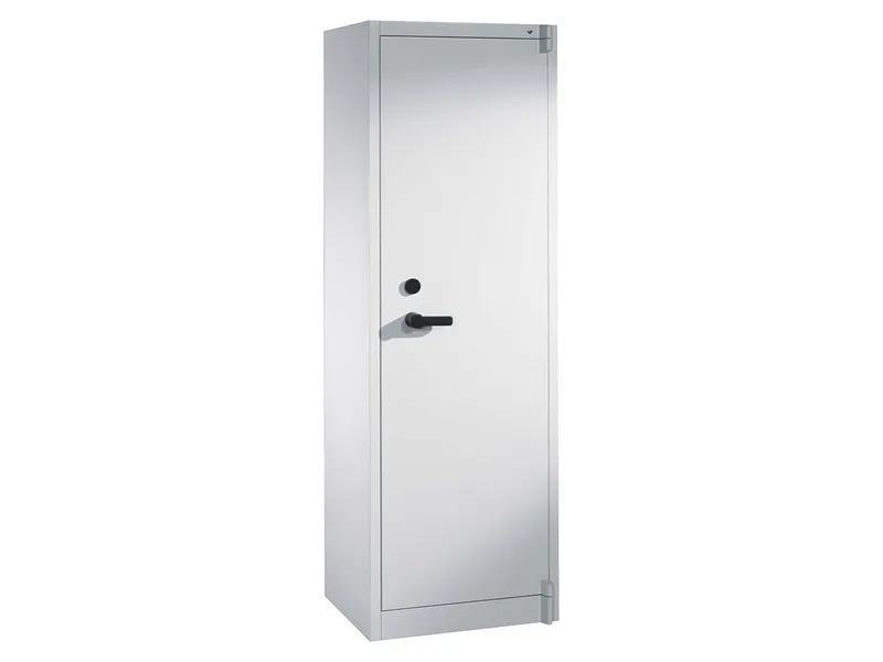 C+P C+P Feuergeschützte Flügeltürenschrank lichtgrau B 65 cm, H 195 cm – Produktbild 2 von 3