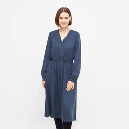 WiDDA berlin WiDDA berlin langärmeliges Kleid VARBO in Rauchblau aus TENCEL® – Produktbild 1 von 1