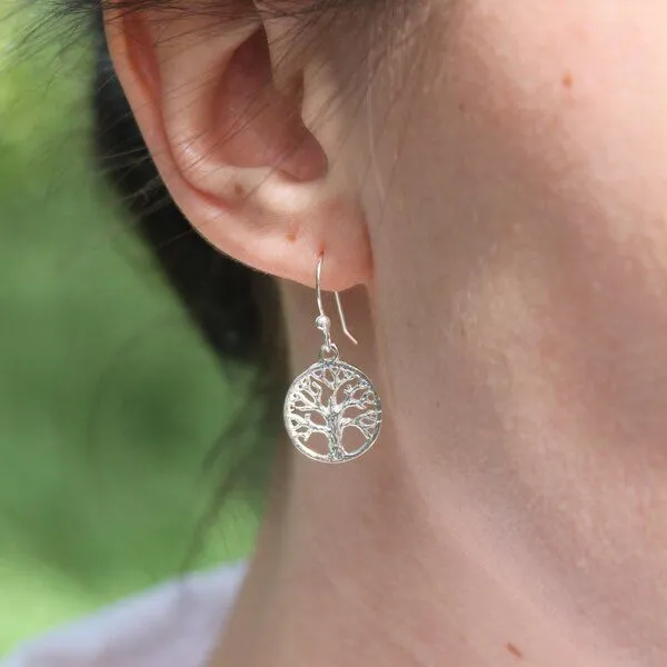 pakilia pakilia Silber Ohrringe Bäume Fair-Trade und handmade – Produktbild 4 von 4