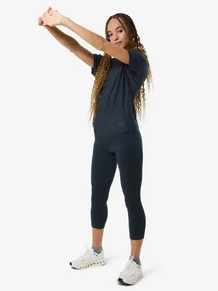 Super.Natural Super.Natural T-Shirt YOGA LOOSE BIO J TEE für Damen, Merino, Blueberry, – Produktbild 2 von 4