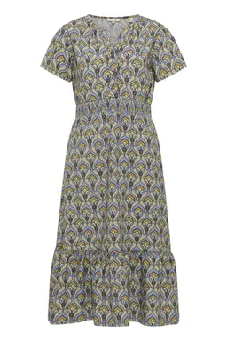 Tranquillo Kleid Idaa aus EcoVero™ Viskose - green tulip / 38 – Produktbild 1 von 1