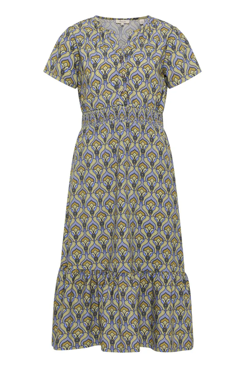 Tranquillo Kleid Idaa aus EcoVero™ Viskose - green tulip / 40 – Produktbild 1 von 1