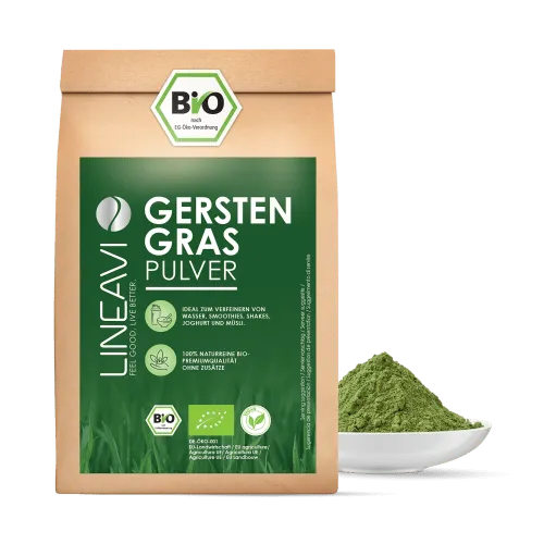 LINEAVI Bio Gerstengraspulver (1000g) – Produktbild 1 von 2