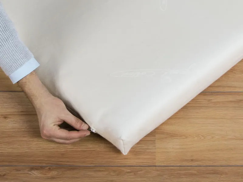 allnatura allnatura Naturlatex-Kokos-Kindermatratze "Vita-Kiddy" - Schnäppchen 2127-03335 | 60x120 cm | Hygiene (mit Lyocell versteppt) | Lyocell (versteppt mit Bezug) – Produktbild 2 von 2