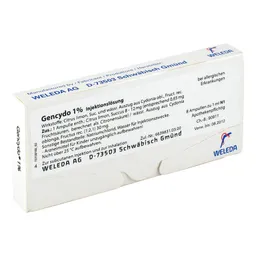 Weleda Gencydo 1% Injektionslösung – Produktbild 1 von 1