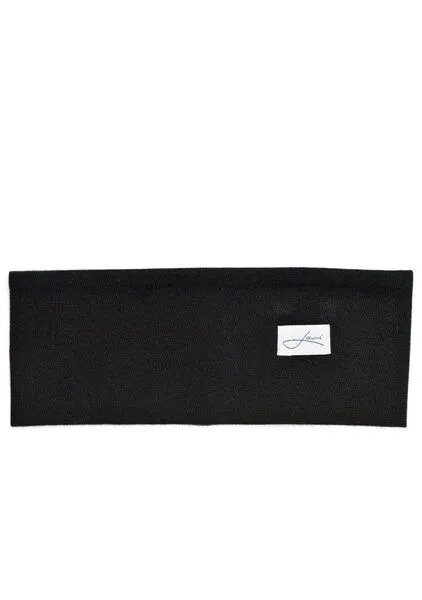 Lou-i Lou-i Stirnband aus Bio-Baumwolle, Schwarz, – Produktbild 1 von 4