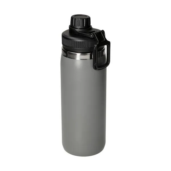 elasto elasto Vakuumflasche aus Edelstahl 550 ml für kohlensäurehaltige Getränke, Grau, – Produktbild 1 von 4