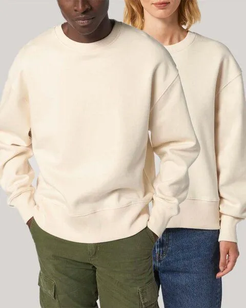 YTWOO YTWOO Lässiges Sweatshirt in Bio-Qualität, Pullover, Sweater, Unisex, Natural, – Produktbild 1 von 4