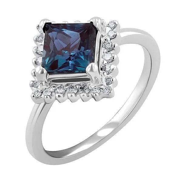 Eppi Eppi Ring mit Alexandrit und Lab Grown Diamanten Guerra, Weiss, – Produktbild 2 von 4