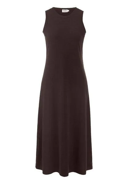 hessnatur hessnatur Strickkleid Regular aus reiner Bio-Merinowolle, Kakao braun, – Produktbild 3 von 4