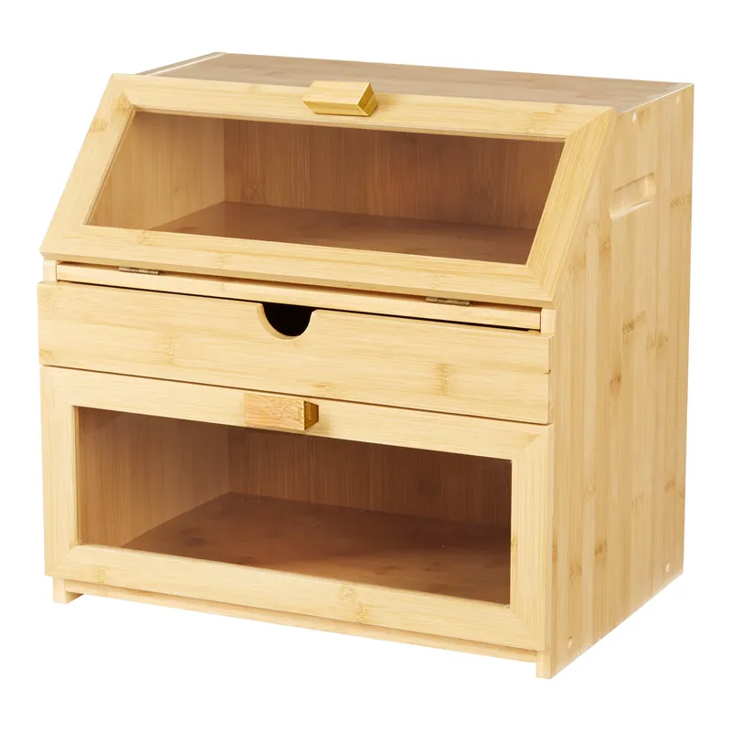 genialo genialo Bambus Backwaren-Theke "Spezial", Braun, – Produktbild 1 von 4