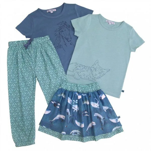 Enfant Terrible Enfant Terrible Webhose Geometrie jade-navy – Produktbild 2 von 2