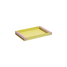 Design Letters Ray Tray Serviertablett – Mittel, Gelb/Lavendel – Produktbild 1 von 1