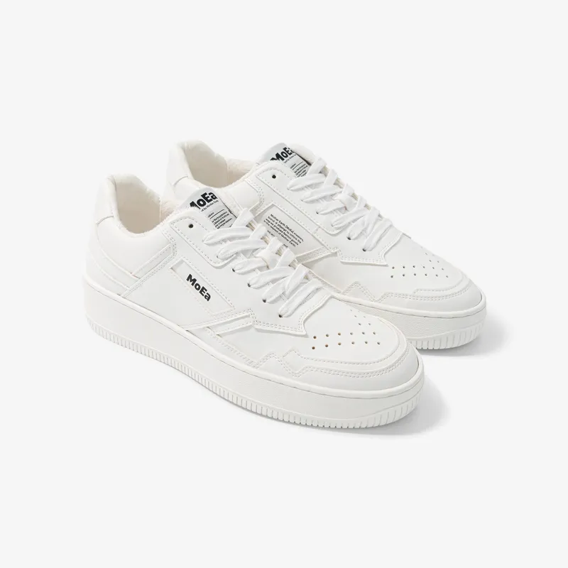MoEa MoEa Herren vegan Sneaker Gen1 Voll Weiß, Weiß, – Produktbild 2 von 2