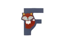 El Puente El Puente Holzbuchstabe F "Fuchs" | Fair Trade & Handmade aus Sri Lanka – Produktbild 1 von 1