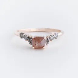 Eppi Eppi Goldener Ring mit Salt and Pepper Diamanten Jun – Produktbild 1 von 1