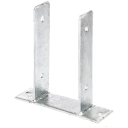 Alberts ALBERTS U-Pfostenträger, feuerverzinkt, z.Aufschrauben, BxH 101x200 mm – Produktbild 1 von 1