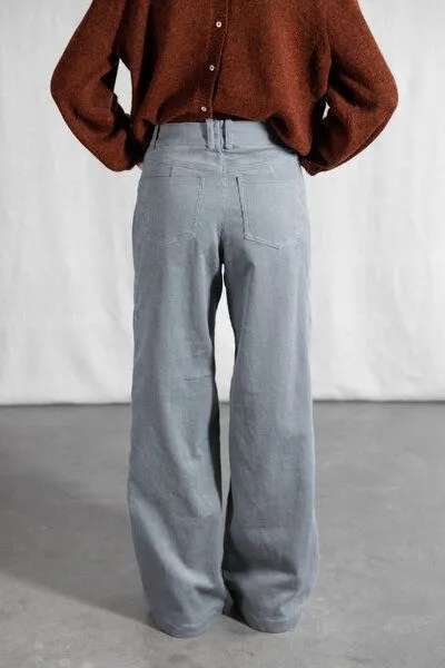 Jyoti - Fair Works Jyoti - Fair Works Bio-Baumwollcord Hose Tushar, Nebel, – Produktbild 2 von 4