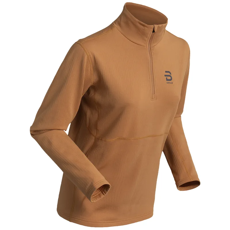 Daehlie Sportswear Damen Half-Zip-Unterhemd Daehlie Sportswear Pace, Marron, – Produktbild 1 von 1