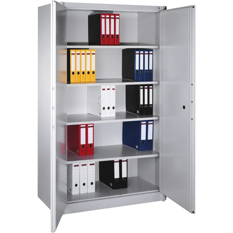 C+P C+P Feuergeschützte Flügeltürenschrank lichtgrau B 120 cm, H 195 cm – Produktbild 1 von 3