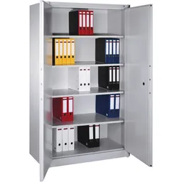 C+P C+P Feuergeschützte Flügeltürenschrank lichtgrau B 120 cm, H 195 cm – Produktbild 1 von 1
