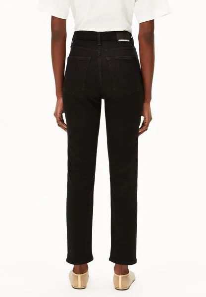 ARMEDANGELS ARMEDANGELS LEJAANI Damen Slim Jeans Bio-Baumwoll Mix X-Stretch, Rinse black, – Produktbild 2 von 4