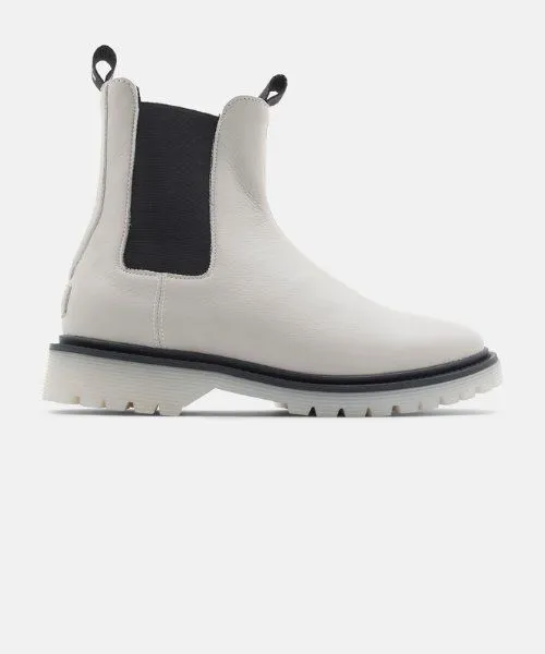 ekn footwear ekn footwear Chelsea Boot Osier - Vegan Leather, Stone (weiß), – Produktbild 1 von 4