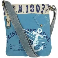 Sunsa Sunsa Damen Umhängeasche, Vegane Crossover bag Canvas Tasche mit Maritim-Motiv – Produktbild 1 von 1